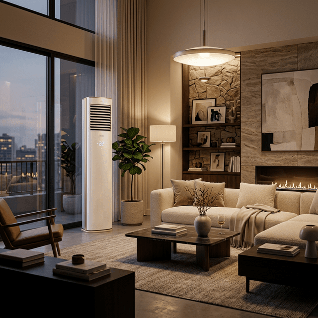 스탠드 에어컨 이전 설치